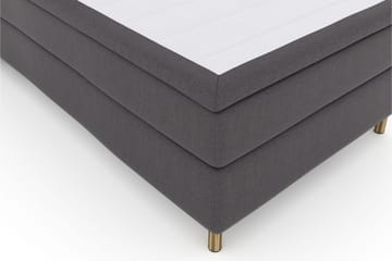 Select No 5 Kontinentalsäng 120x200 Fast Watergel - Mörkgrå/Koppar - Products - Möbler - Säng - Enkelsäng