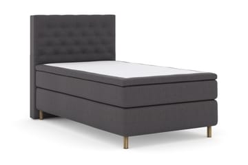 Select No 5 Kontinentalsäng 120x200 Fast Watergel - Mörkgrå/Koppar - Products - Möbler - Säng - Enkelsäng