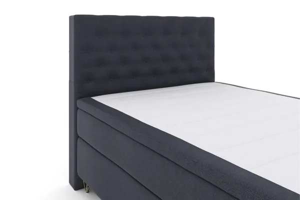 Select No 5 Kontinentalsäng 140x200 Fast Latex - Blå/Metall V-Form - Products - Möbler - Säng - Kontinentalsäng