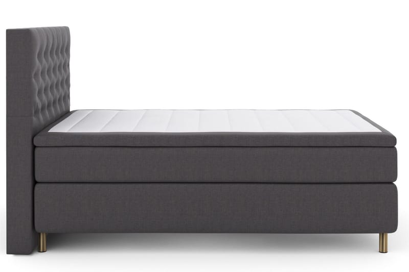 Select No 5 Kontinentalsäng 140x200 Medium Watergel - Mörkgrå/Koppar - Products - Möbler - Säng - Kontinentalsäng
