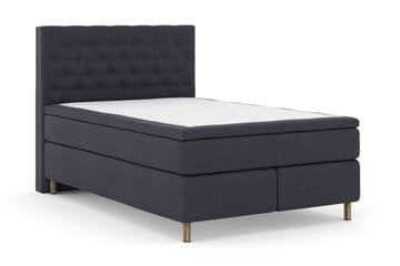 Select No 5 Kontinentalsäng 160x200 Fast Latex - Blå/Metall - Products - Möbler - Säng - Kontinentalsäng
