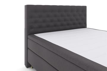 Select No 5 Kontinentalsäng 160x200 Fast Watergel - Mörkgrå/Guld - Products - Möbler - Säng - Kontinentalsäng