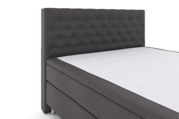 Select No 5 Kontinentalsäng 180x200 Fast Watergel - Mörkgrå/Metall - Products - Möbler - Säng - Kontinentalsäng