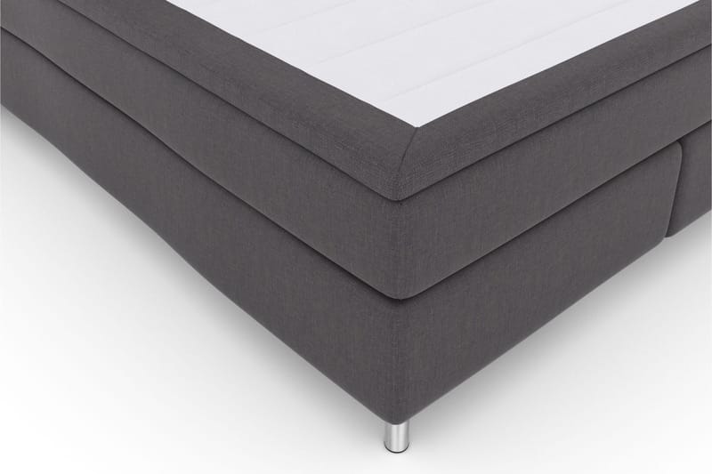 Select No 5 Kontinentalsäng 180x200 Fast Watergel - Mörkgrå/Metall - Products - Möbler - Säng - Kontinentalsäng