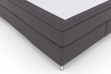 Select No 5 Kontinentalsäng 180x200 Fast/Medium Latex - Mörkgrå/Metall - Products - Möbler - Säng - Kontinentalsäng