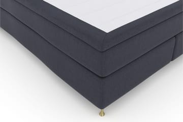 Select No 5 Kontinentalsäng 180x200 Fast/Medium Watergel - Blå/Guld - Products - Möbler - Säng - Kontinentalsäng