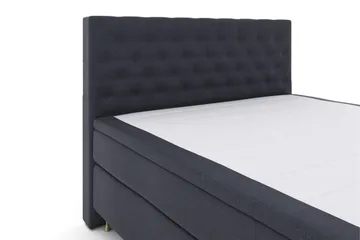 Select No 5 Kontinentalsäng 210x210 Fast/Medium Watergel - Blå/Guld - Products - Möbler - Säng - Kontinentalsäng
