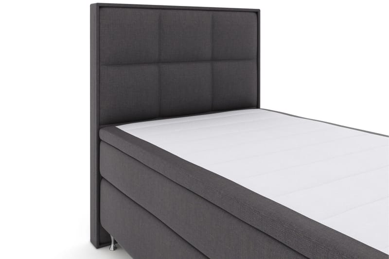 Select No 6 Komplett Sängpaket 120x200 Fast Watergel - Mörkgrå/Silver - Products - Möbler - Säng - Enkelsäng