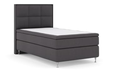 Select No 6 Komplett Sängpaket 120x200 Fast Watergel - Mörkgrå/Silver - Products - Möbler - Säng - Enkelsäng