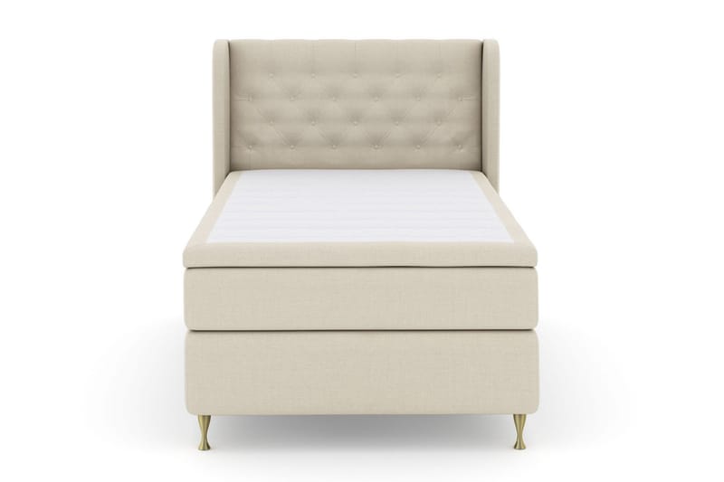 Select No 6 Komplett Sängpaket 120x200 Medium Memory/Pocket, Beige/Guld