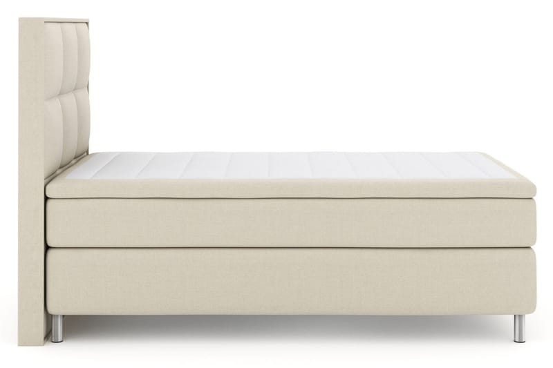 Select No 6 Komplett Sängpaket 120x200 Medium Watergel, Beige/Metall