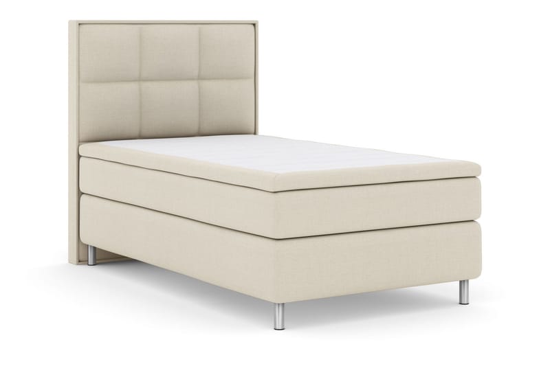Select No 6 Komplett Sängpaket 120x200 Medium Watergel - Beige/Metall - Products - Möbler - Säng - Enkelsäng