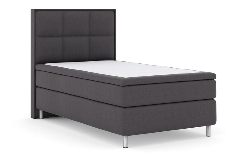 Select No 6 Komplett Sängpaket 120x200 Medium Watergel - Mörkgrå/Metall - Products - Möbler - Säng - Enkelsäng