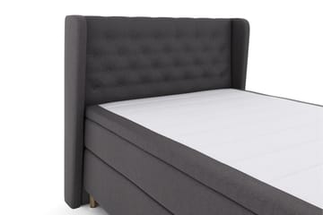 Select No 6 Komplett Sängpaket 140x200 Fast Memory/Pocket - Mörkgrå/Koppar - Products - Möbler - Säng - Kontinentalsäng