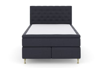 Select No 6 Komplett Sängpaket 140x200 Fast Watergel - Blå/Guld - Products - Möbler - Säng - Kontinentalsäng