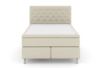 Select No 6 Komplett Sängpaket 140x200 Fast/Medium Watergel - Beige/Metall - Products - Möbler - Säng - Kontinentalsäng