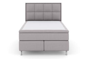 Select No 6 Komplett Sängpaket 140x200 F/M Memory/Pocket - Ljusgrå/Metall - Products - Möbler - Säng - Kontinentalsäng