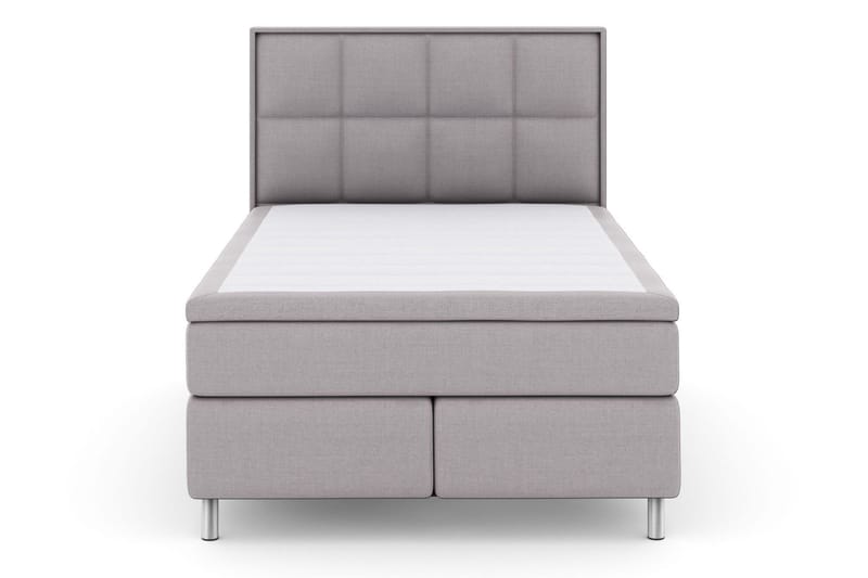 Select No 6 Komplett Sängpaket 140x200 F/M Memory/Pocket - Ljusgrå/Metall - Products - Möbler - Säng - Kontinentalsäng