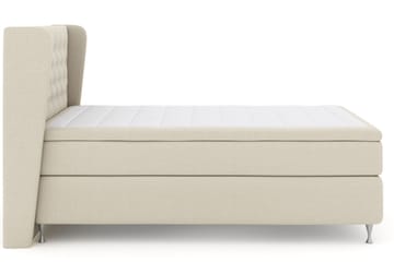 Select No 6 Komplett Sängpaket 140x200 Medium Latex/Memory - Beige/Silver - Products - Möbler - Säng - Kontinentalsäng