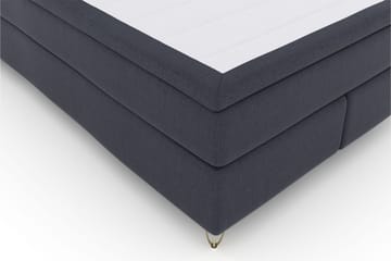 Select No 6 Komplett Sängpaket 140x200 Medium Memory/Pocket - Blå/Metall V-form - Products - Möbler - Säng - Kontinentalsäng