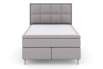 Select No 6 Komplett Sängpaket 140x200 Medium Memory/Pocket - Ljusgrå/Silver - Products - Möbler - Säng - Kontinentalsäng