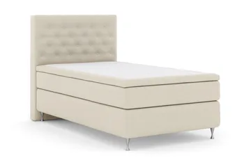 Select No 6 Kontinentalsäng 120x200 Fast Watergel - Beige/Silver - Products - Möbler - Säng - Enkelsäng