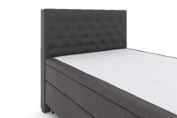 Select No 6 Kontinentalsäng 140x200 Fast Watergel - Mörkgrå/Silver - Products - Möbler - Säng - Kontinentalsäng