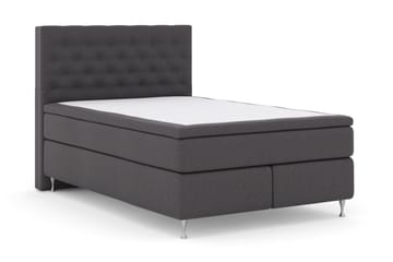 Select No 6 Kontinentalsäng 140x200 Fast Watergel - Mörkgrå/Silver - Products - Möbler - Säng - Kontinentalsäng