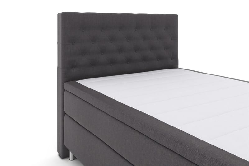 Select No 6 Kontinentalsäng 140x200 Medium Latex/Memory - Mörkgrå/Metall - Products - Möbler - Säng - Kontinentalsäng