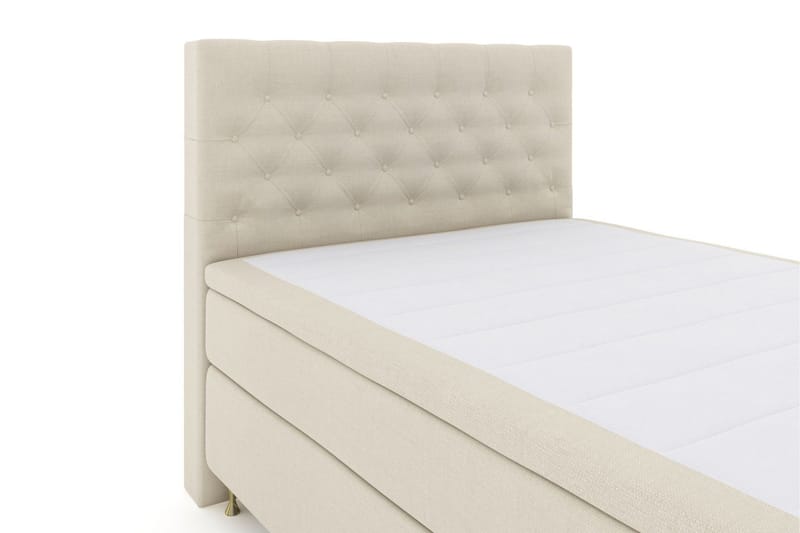 Select No 6 Kontinentalsäng 140x200 Medium Memory/Pocket - Beige/Guld - Products - Möbler - Säng - Kontinentalsäng