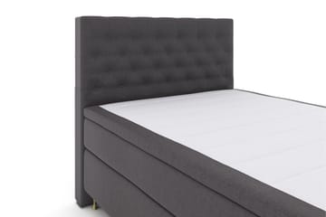 Select No 6 Kontinentalsäng 140x200 Medium Memory/Pocket - Mörkgrå/Guld - Products - Möbler - Säng - Kontinentalsäng