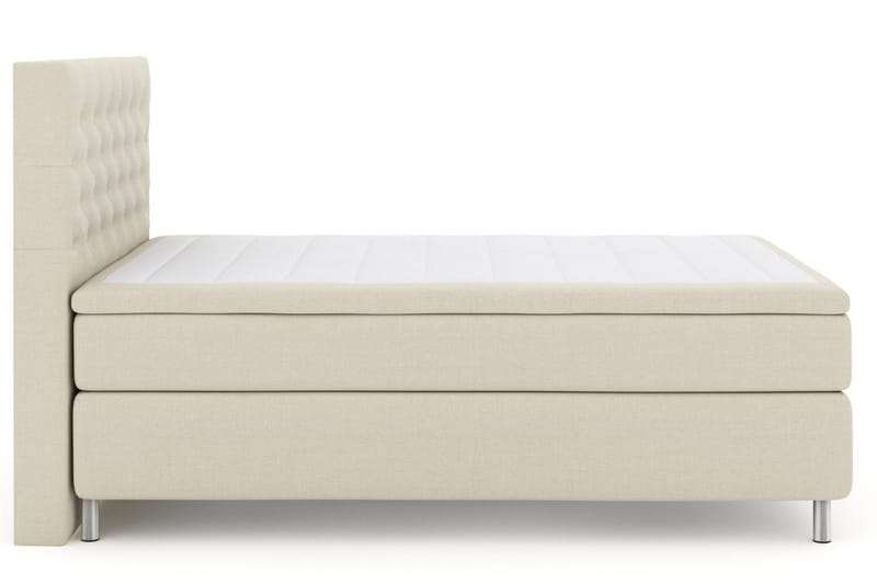 Select No 6 Kontinentalsäng 160x200 Fast Latex/Memory - Beige/Metall - Products - Möbler - Säng - Kontinentalsäng