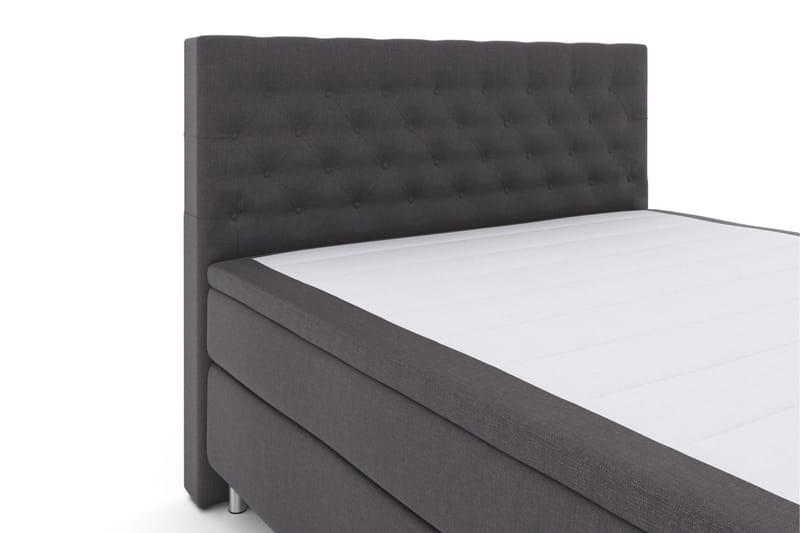 Select No 6 Kontinentalsäng 160x200 Fast Latex/Memory - Mörkgrå/Metall - Products - Möbler - Säng - Kontinentalsäng