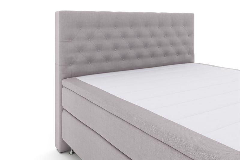 Select No 6 Kontinentalsäng 160x200 Fast Watergel - Ljusgrå/Silver - Products - Möbler - Säng - Kontinentalsäng