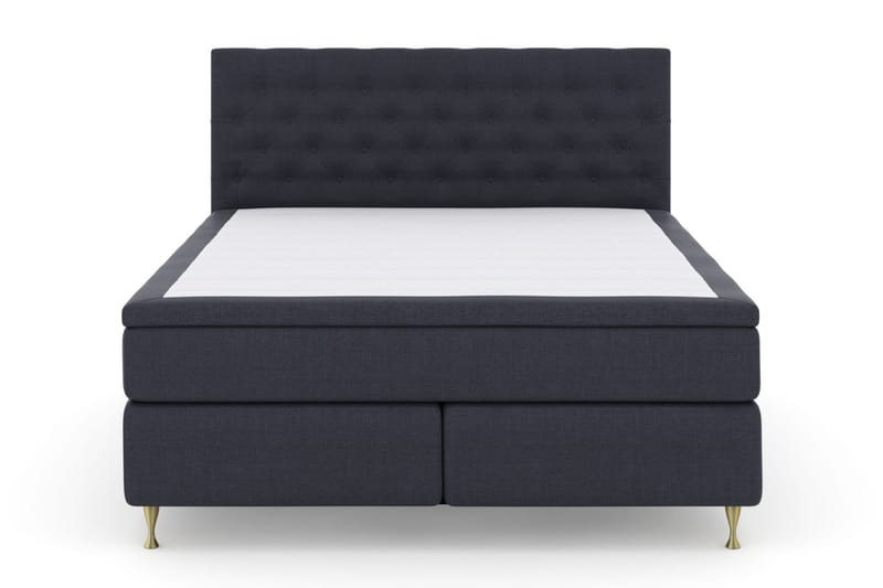Select No 6 Kontinentalsäng 180x200 Fast/Medium Watergel - Blå/Guld - Products - Möbler - Säng - Kontinentalsäng