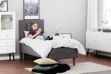 Sundborn Ramsäng 80x200 cm - Grå - Products - Möbler - Säng - Enkelsäng