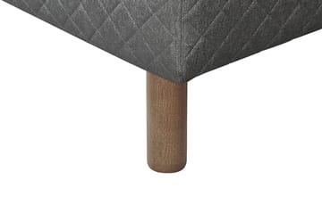 Sundborn Ramsäng 80x200 Medelfast Latex - Grå - Products - Möbler - Säng - Enkelsäng