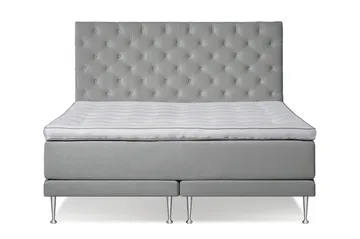 Victoria Komplett Sängpaket 180x200, Ljusgrå