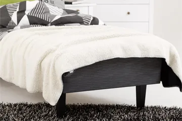 Viken Bas Ramsäng 80x200 cm - Grå/Ek - Products - Möbler - Säng - Enkelsäng