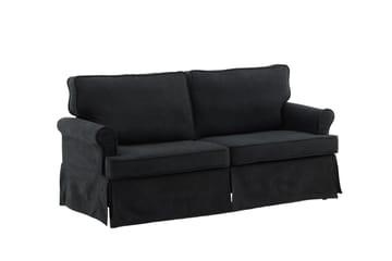 Anton 2-sits Soffa - Svart - Products - Möbler - Soffa - 2 sits soffa