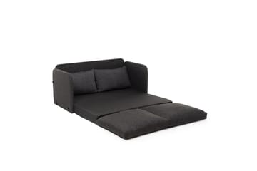 2-sits bäddsoffa Rubby (148 x 70 x 66 cm) Mörkgrå - Mörkgrå - Products - Möbler - Soffa - Bäddsoffa - 2 sits bäddsoffa