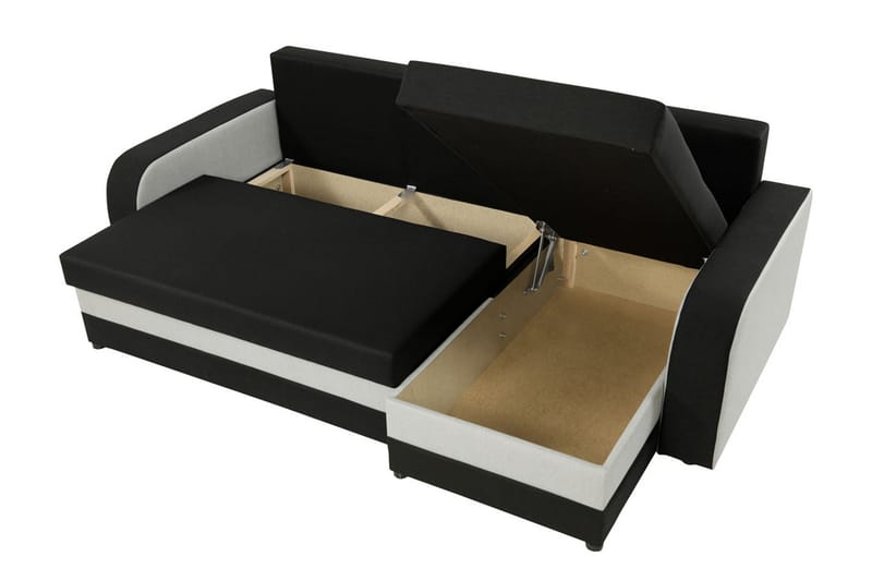 Alvared 3-sits Hörnbäddsoffa Universal - Röd/Grå - Products - Möbler - Soffa - Bäddsoffa - Bäddsoffa divan