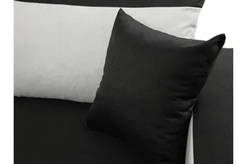 Alvared 3-sits Hörnbäddsoffa Universal - Röd/Svart - Products - Möbler - Soffa - Bäddsoffa - Bäddsoffa divan