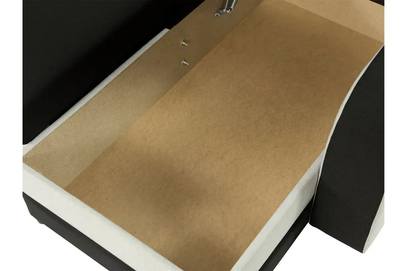 Alvared 3-sits Hörnbäddsoffa Universal - Vit/Röd - Products - Möbler - Soffa - Bäddsoffa - Bäddsoffa divan