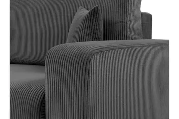 Barile Bäddsoffa 3-sits i Plysch - Vit - Products - Möbler - Soffa - Bäddsoffa - 3 sits bäddsoffa