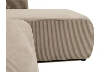Barile Bäddsoffa med Divan 3-sits i Plysch - Brun - Products - Möbler - Soffa - Bäddsoffa - Bäddsoffa divan