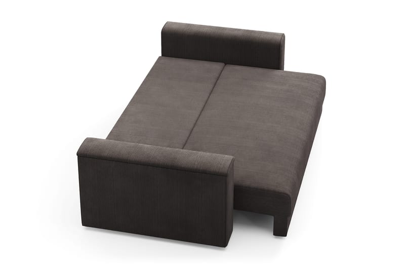 Bergen Extra djup 3-sits Bäddsoffa med Bäddmadrass i Polyesterskum och Tvättbar klädsel - Mörkgrå - Products - Möbler - Soffa - Bäddsoffa - 3 sits bäddsoffa