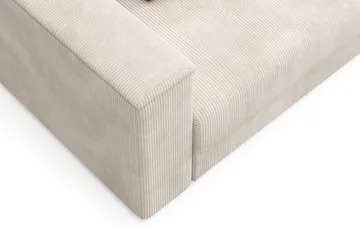 Bergen Extra djup 3-sits Bäddsoffa med Divan och Bäddmadrass i Polyesterskum och Tvättbar klädsel - Beige - Products - Möbler - Soffa - Bäddsoffa - Bäddsoffa divan