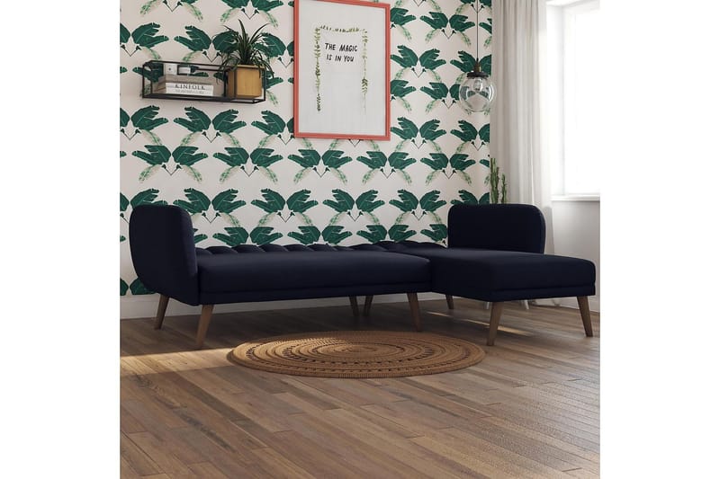 Brittany Divanbäddsoffa Marinblå - Novogratz - Products - Möbler - Soffa - Bäddsoffa - Bäddsoffa divan