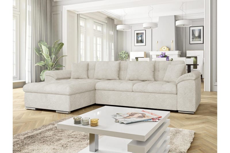 Camior Bäddsoffa m. Divan 3-sits, Brun